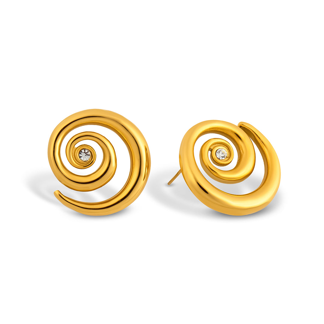 Lily’s Spiral Swirl Earrings