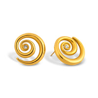 Thumbnail for Lily’s Spiral Swirl Earrings