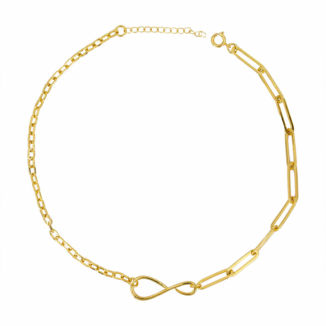 Nyssa Infinity Dual Chain Necklace for Women - Amalfa
