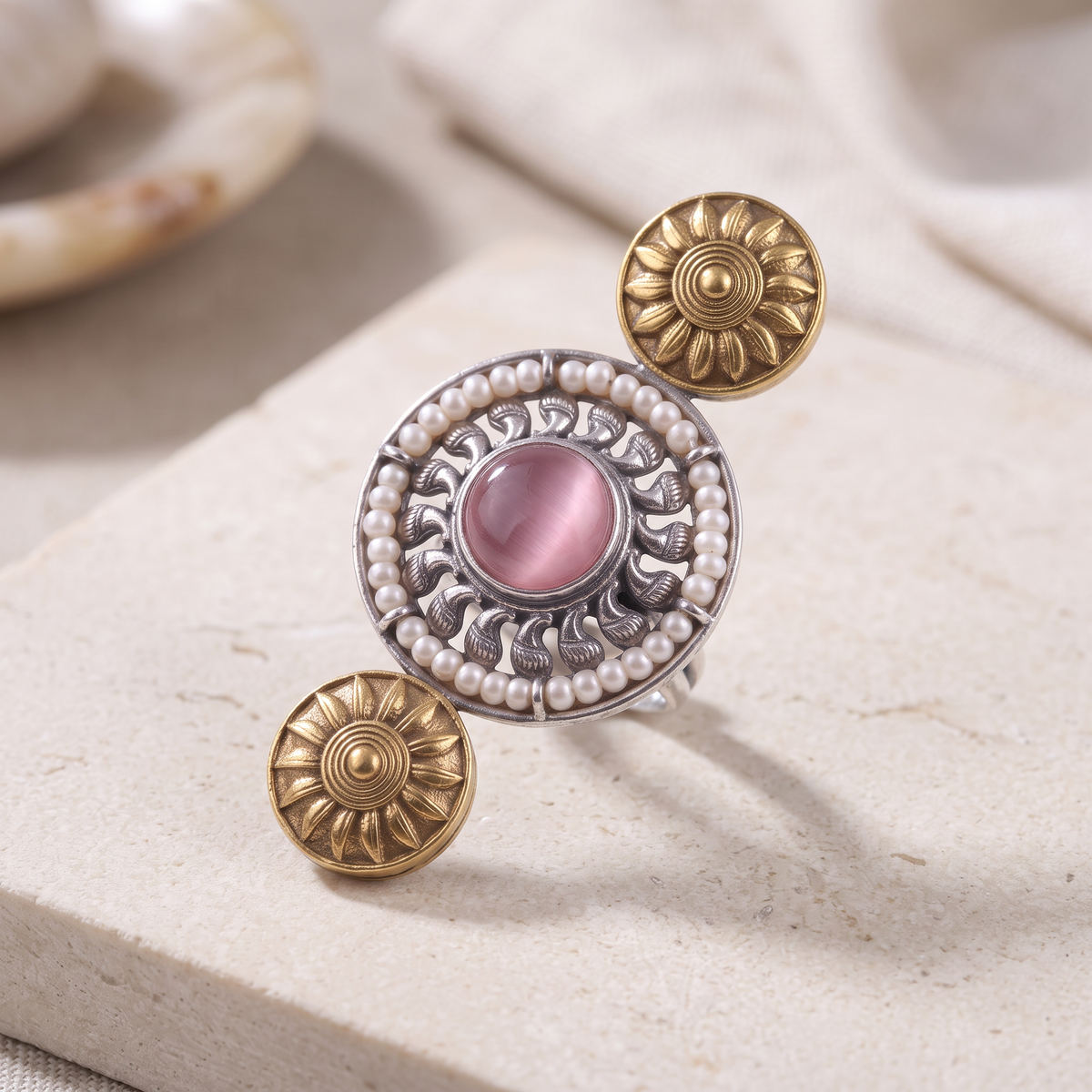 Zyvelle Rosette Statement Ring