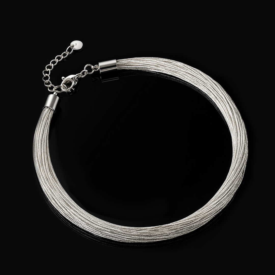 Aureum Multi-Layered Silver Bracelet