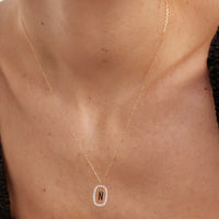 Thumbnail for Lena's Radiant Initial Necklace