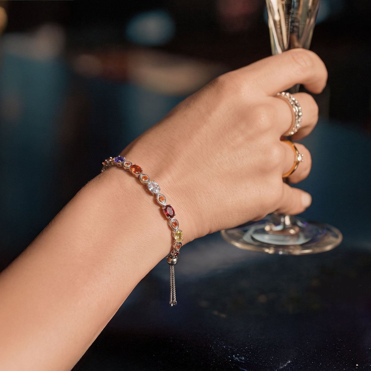 Navrang 925 Sterling Silver Bracelet