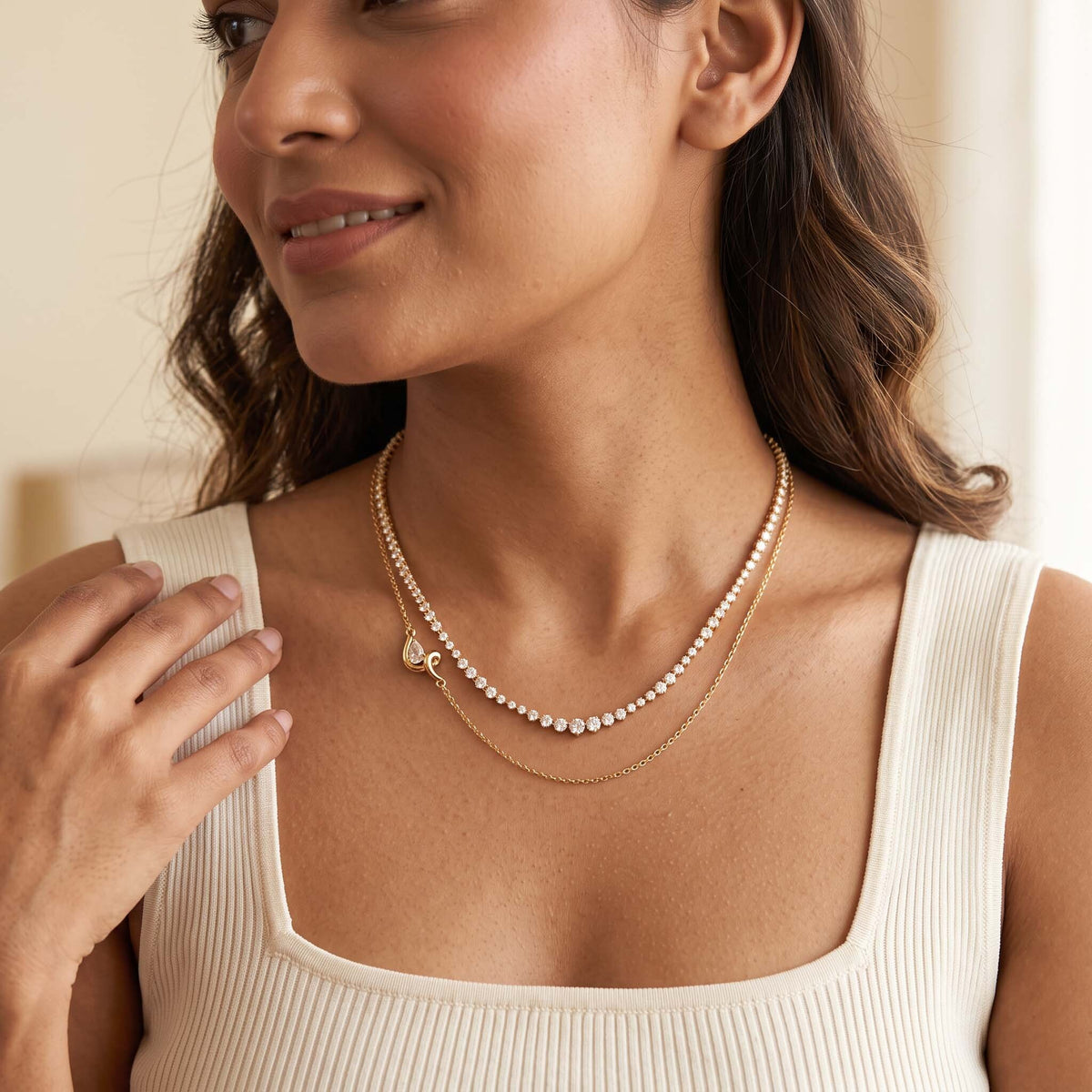 Nayla Double-layered Necklace For Women