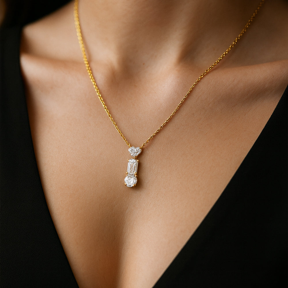 Inaya Heart shaped Necklace
