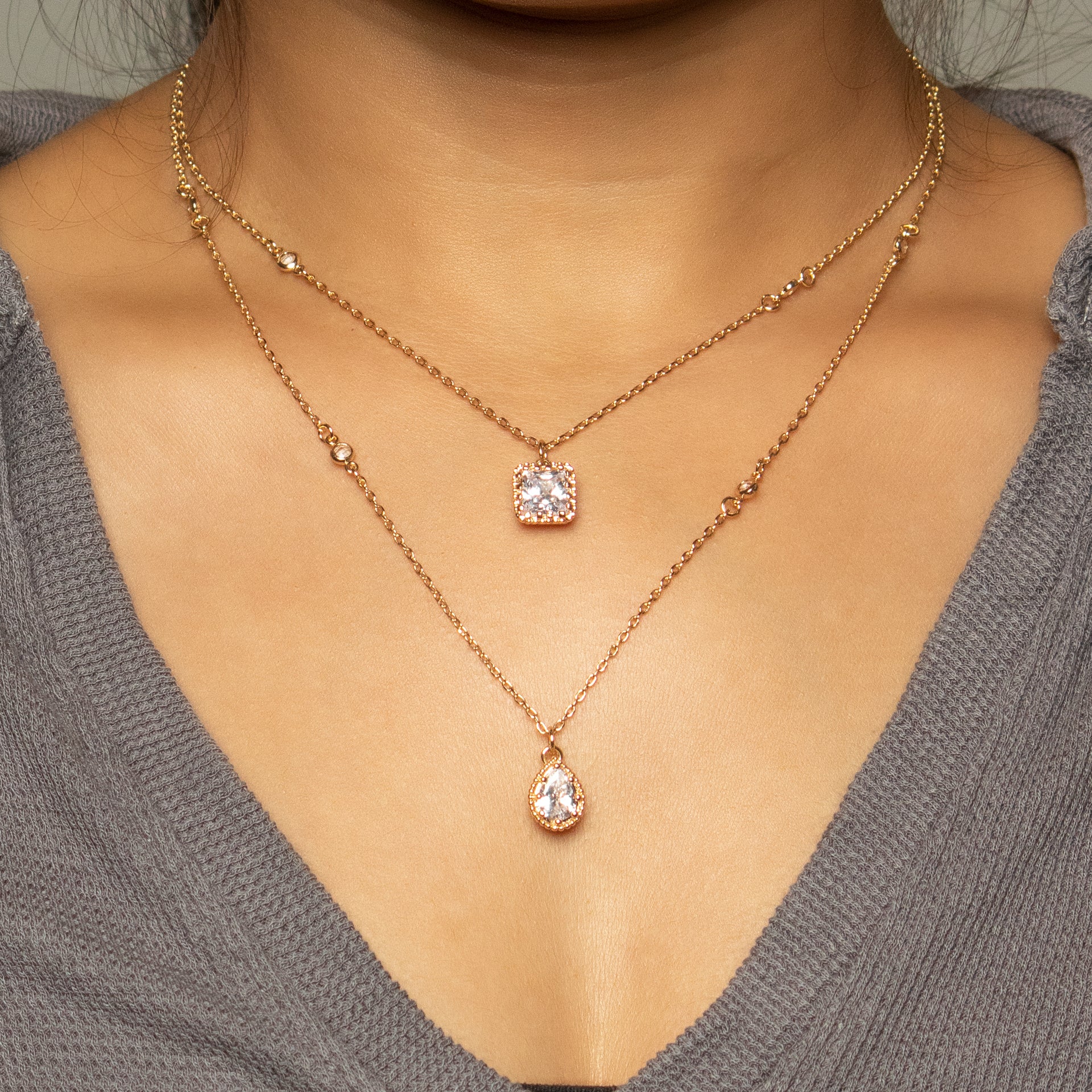 necklace and earring set