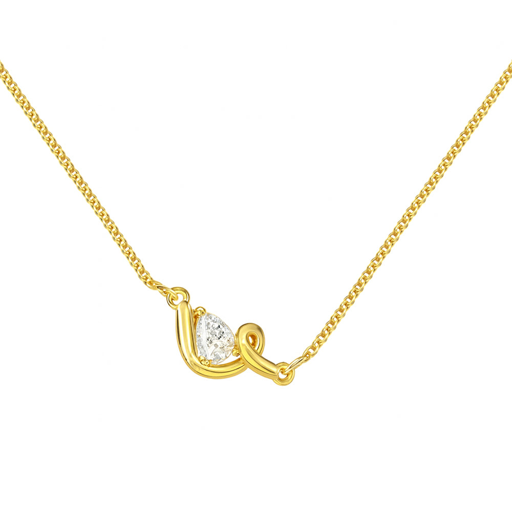 Nayla Double-layered Zircon Necklace