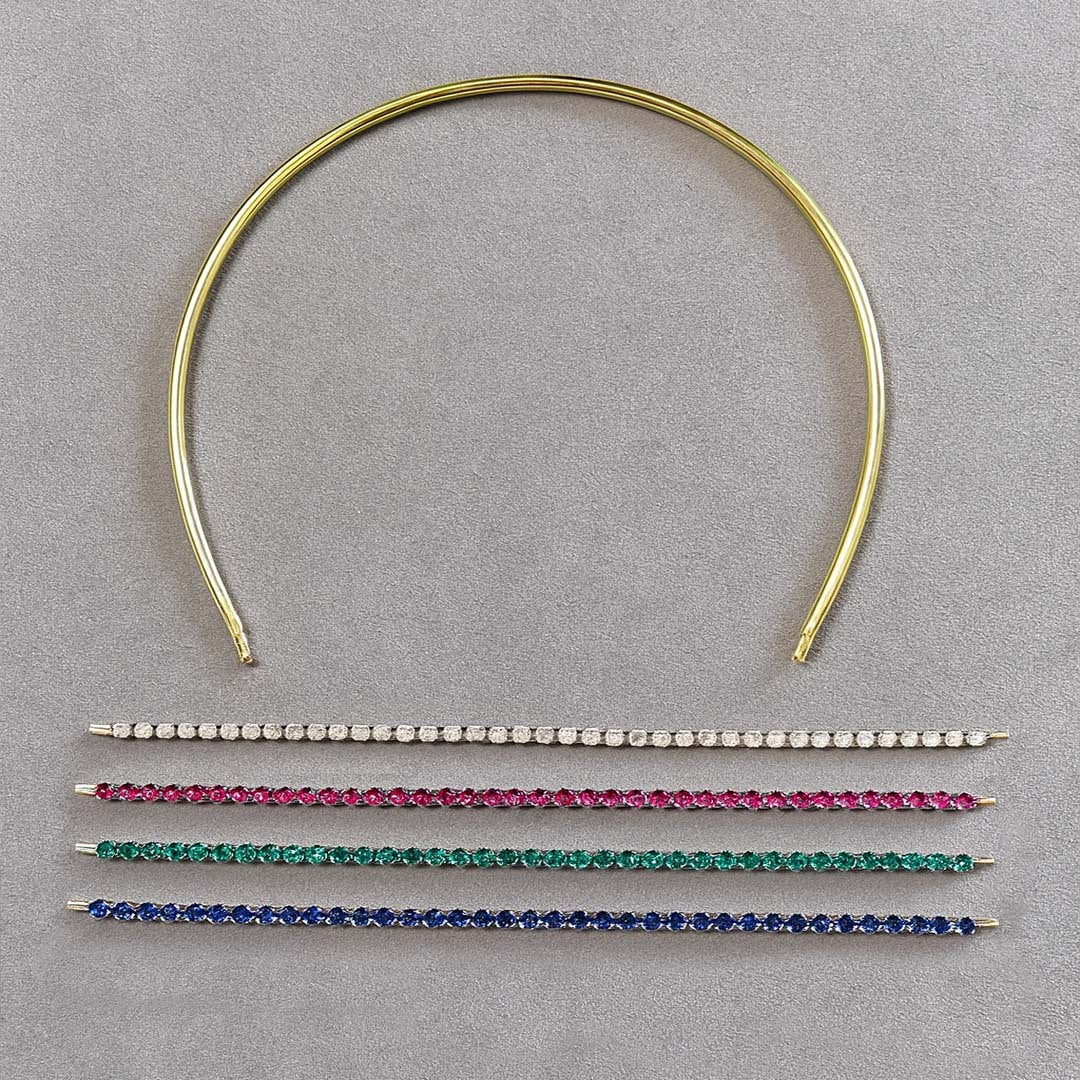 Sofia Crystal Choker Necklace For Women