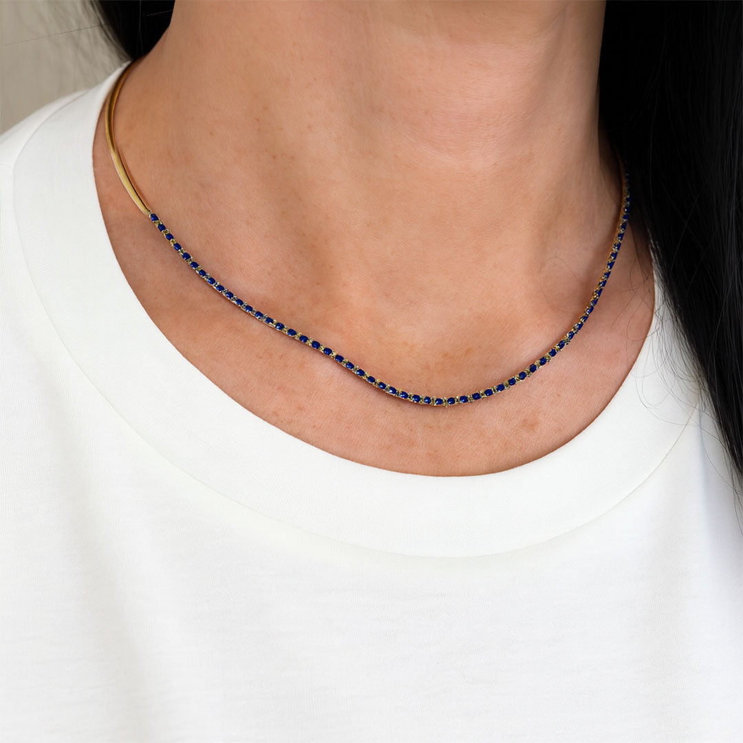 Sofia Crystal Choker Necklace For Women