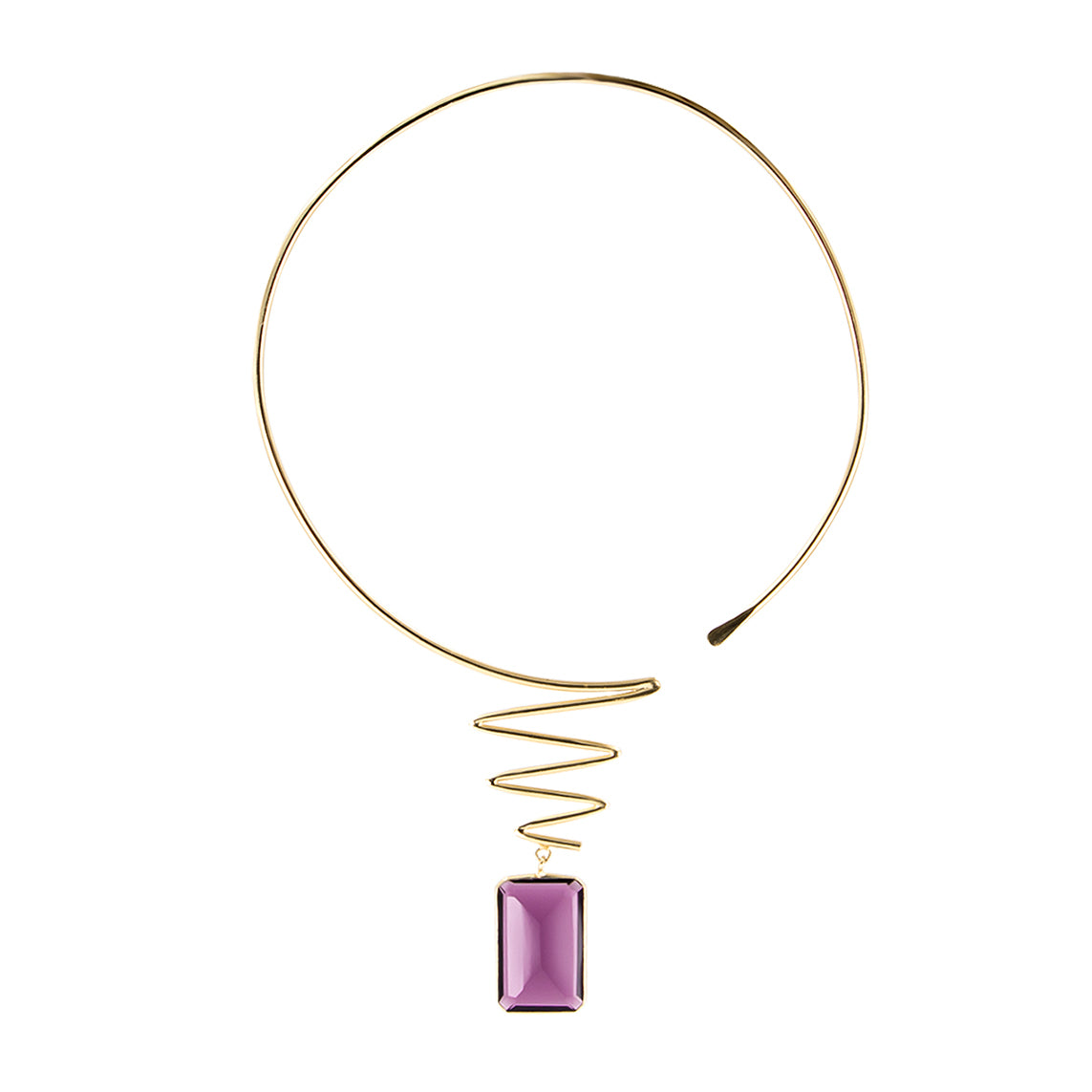 Zoe Amethyst Necklace