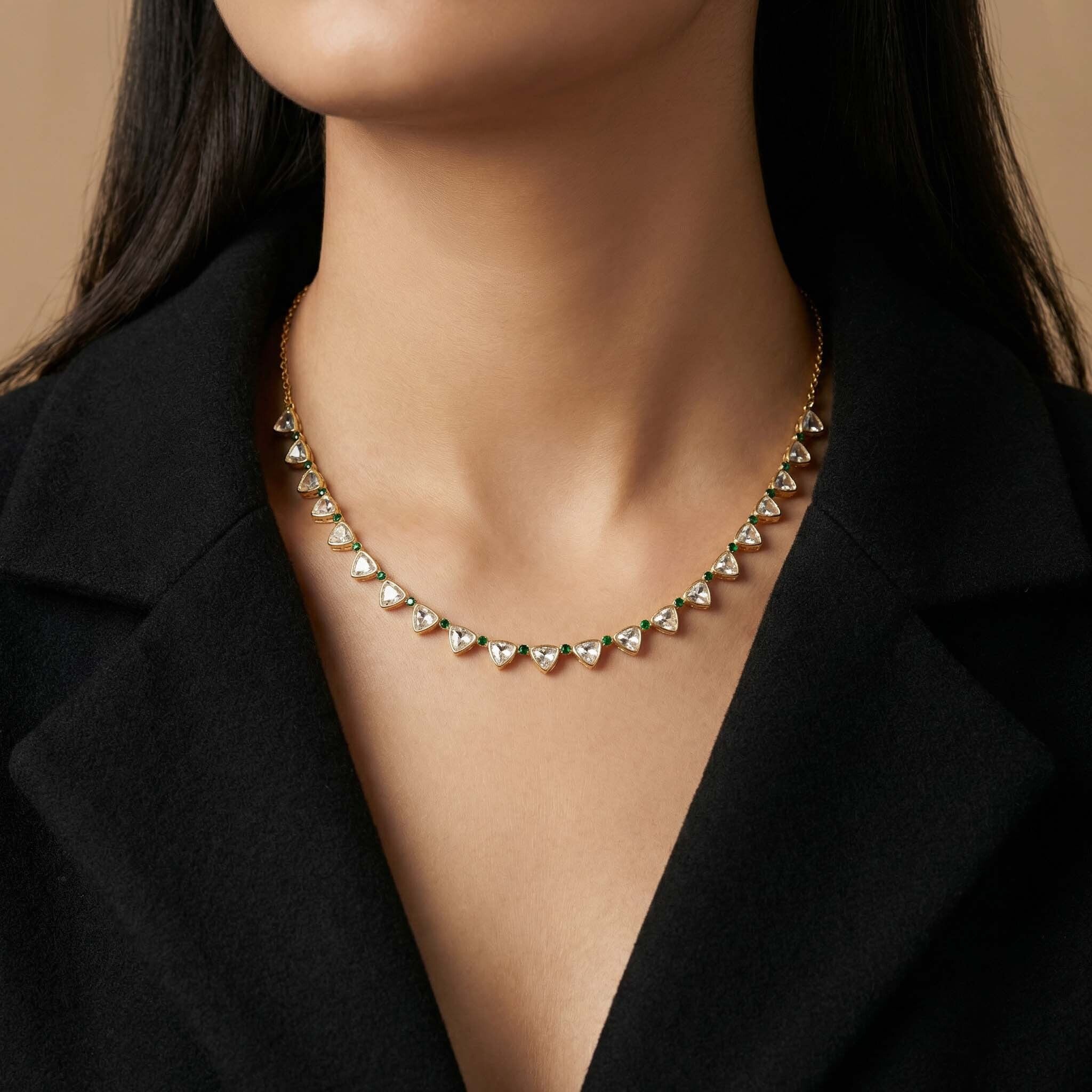 Nira Multicoloured Choker Necklace