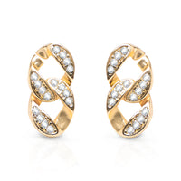 Thumbnail for Oana Cuban Link Gold Earrings