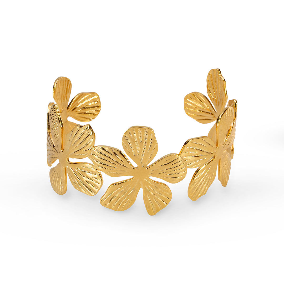 Olivia’s Floral Gold Cuff