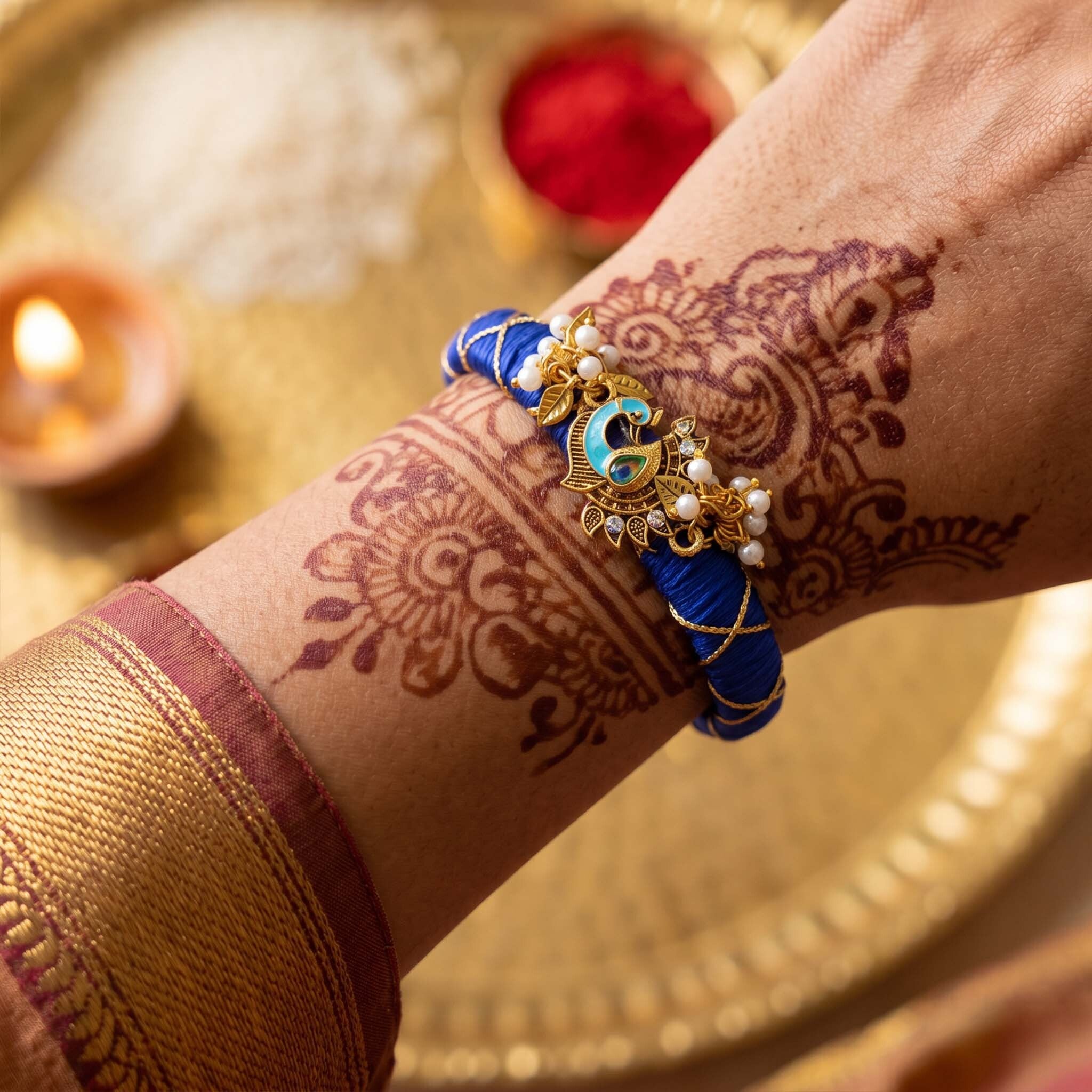 Nazarika Rakhi Bracelet Set