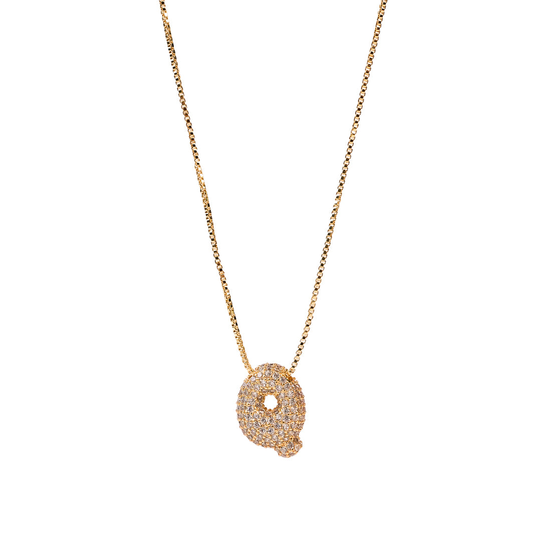 Yumi Sparkling Initial Necklace