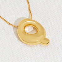 Thumbnail for Q initial necklace