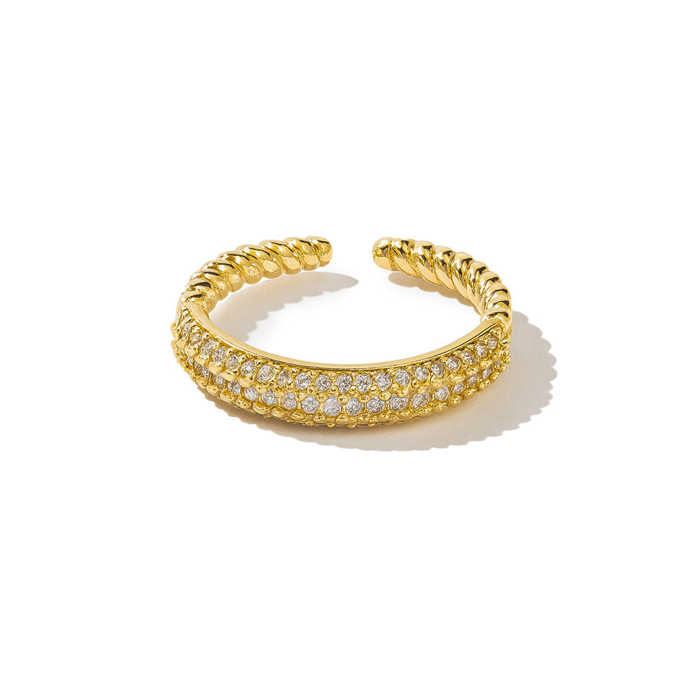 Sabine Gold Adjustable Ring for Women