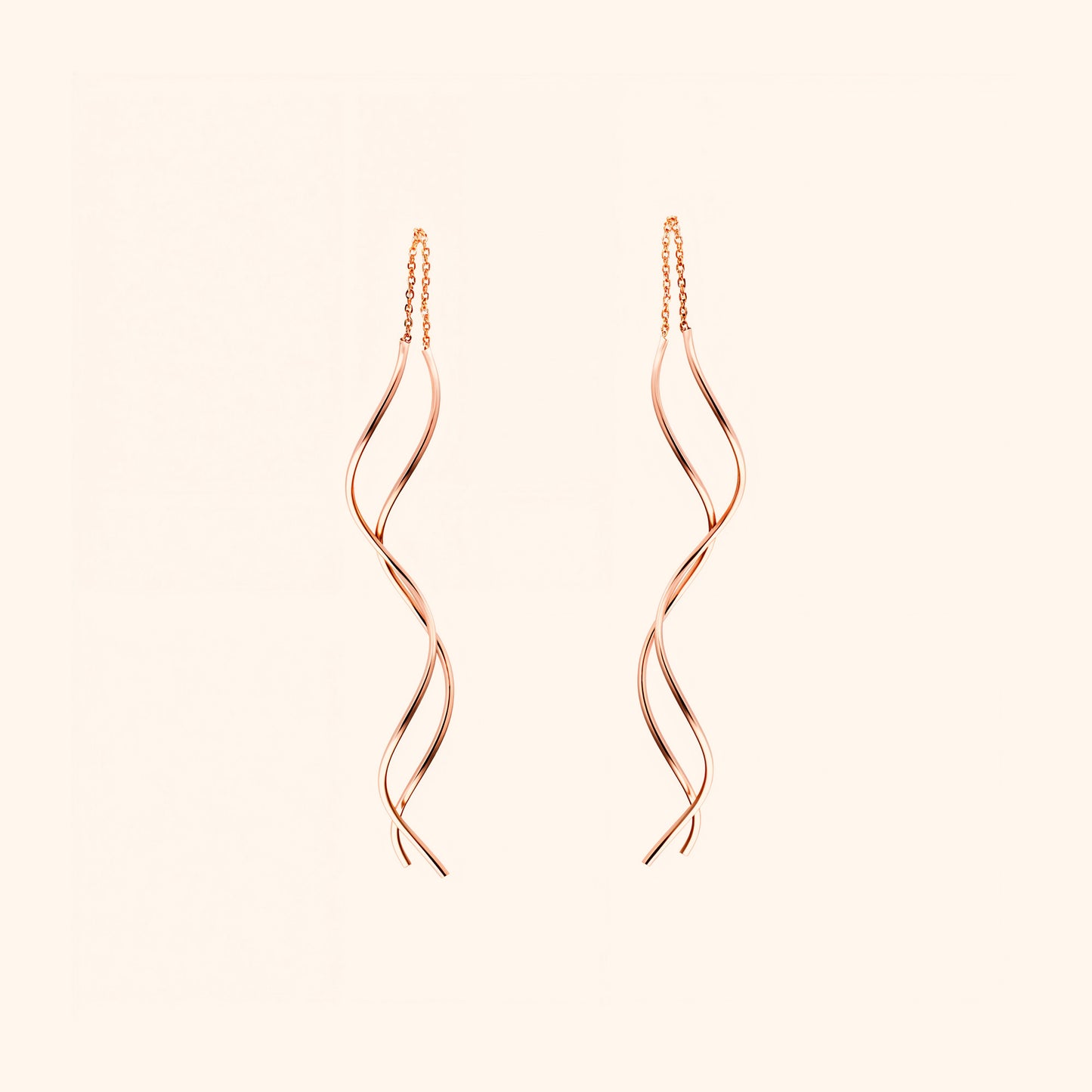 Sia Twisted Tassel Earrings