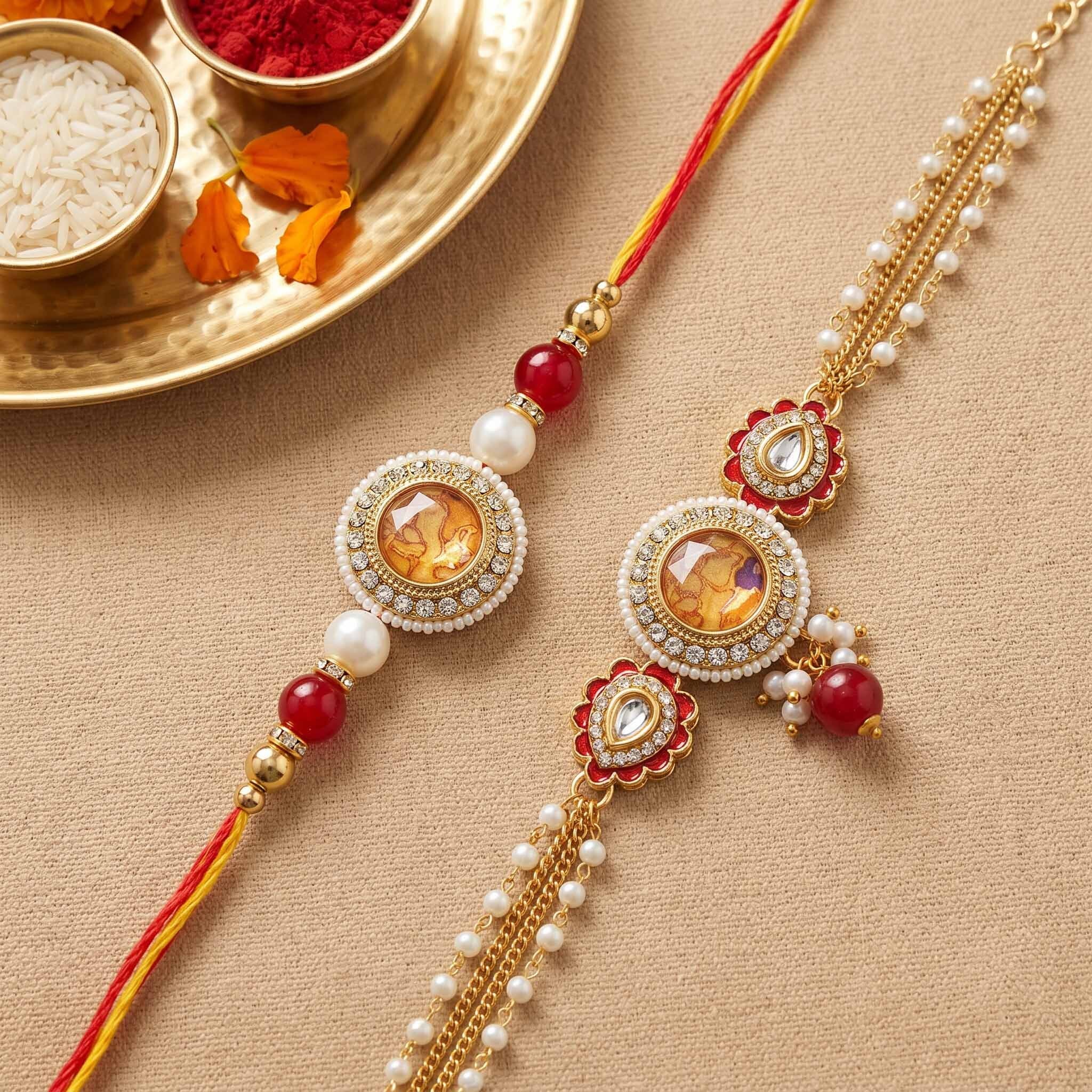 Ratnarekha Rakhi Bracelet Set