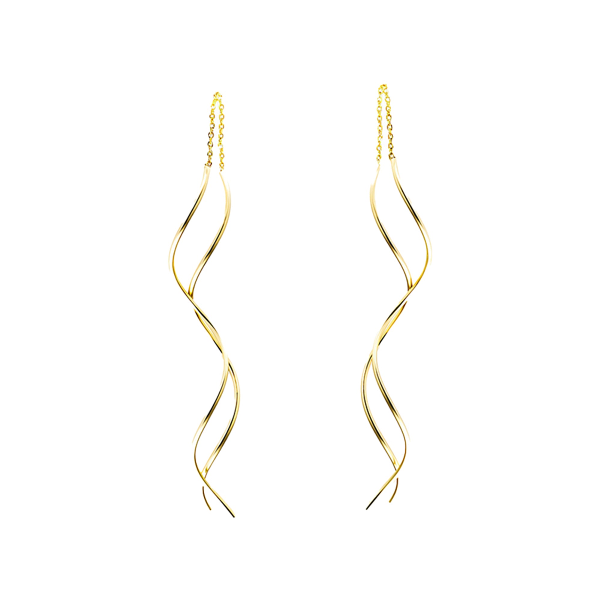 Sia Twisted Tassel Earrings