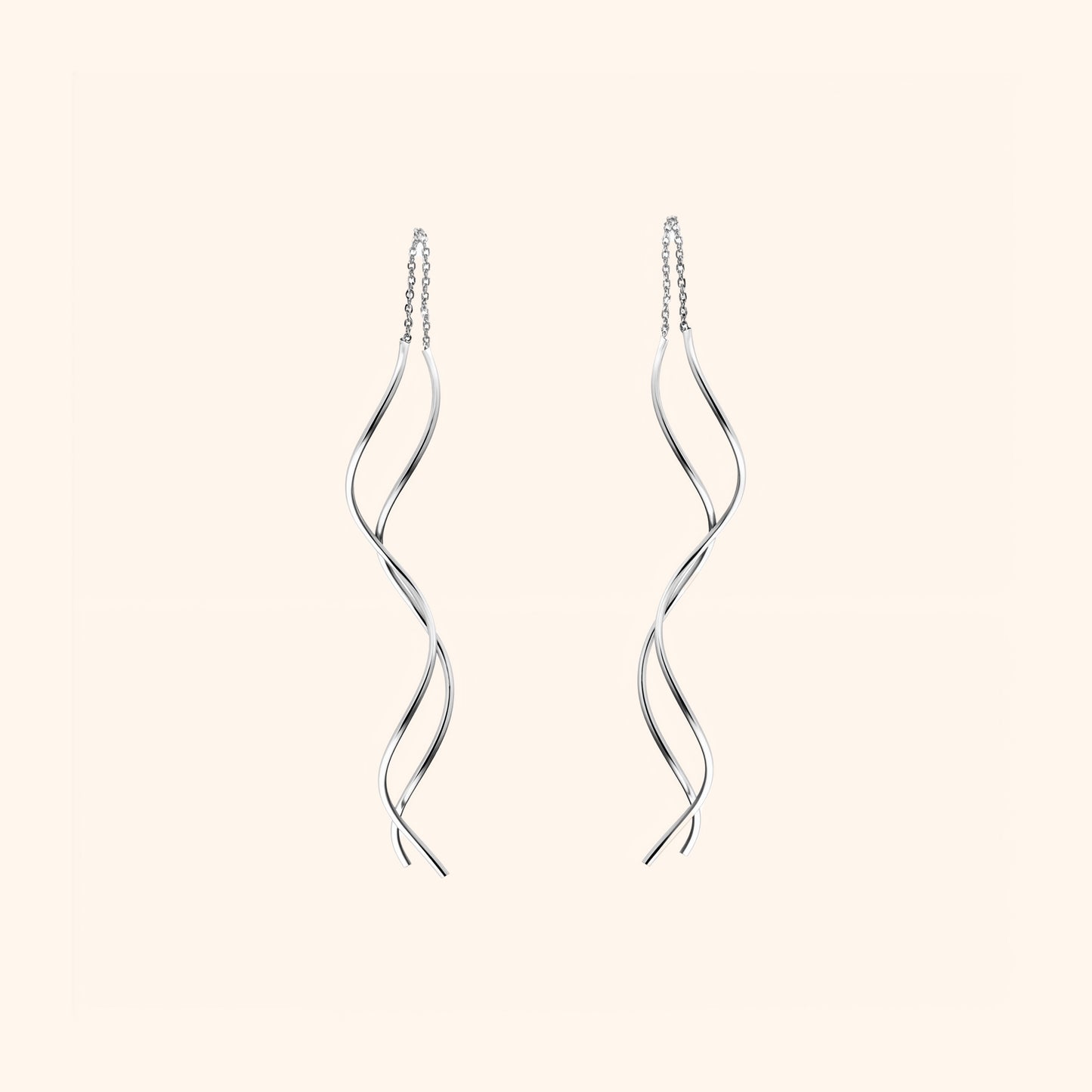 Sia Twisted Tassel Earrings