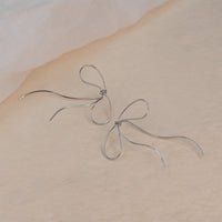 Thumbnail for Lyra's Graceful Bow Wire Earrings