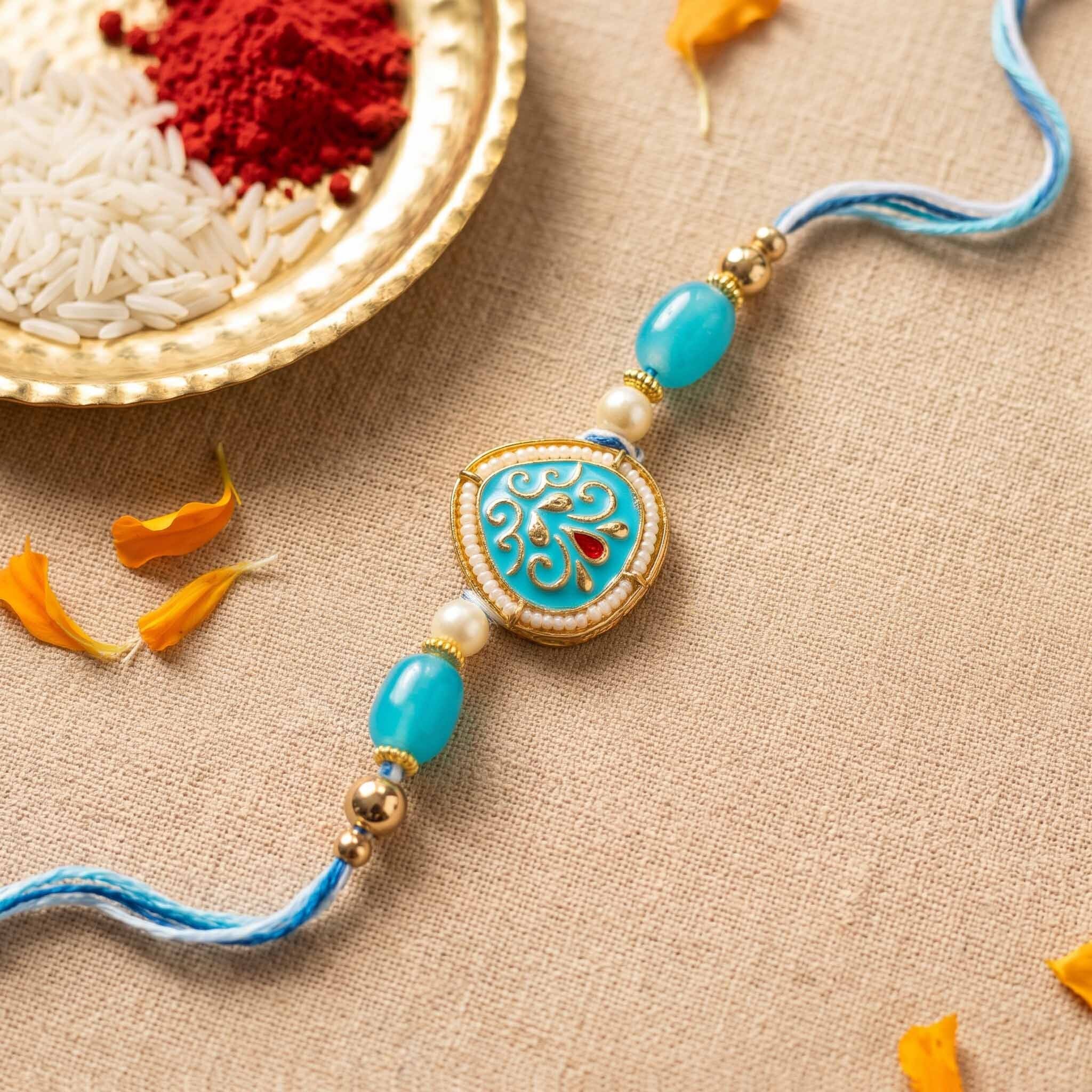 Neelanjali Rakhi Bracelet Set