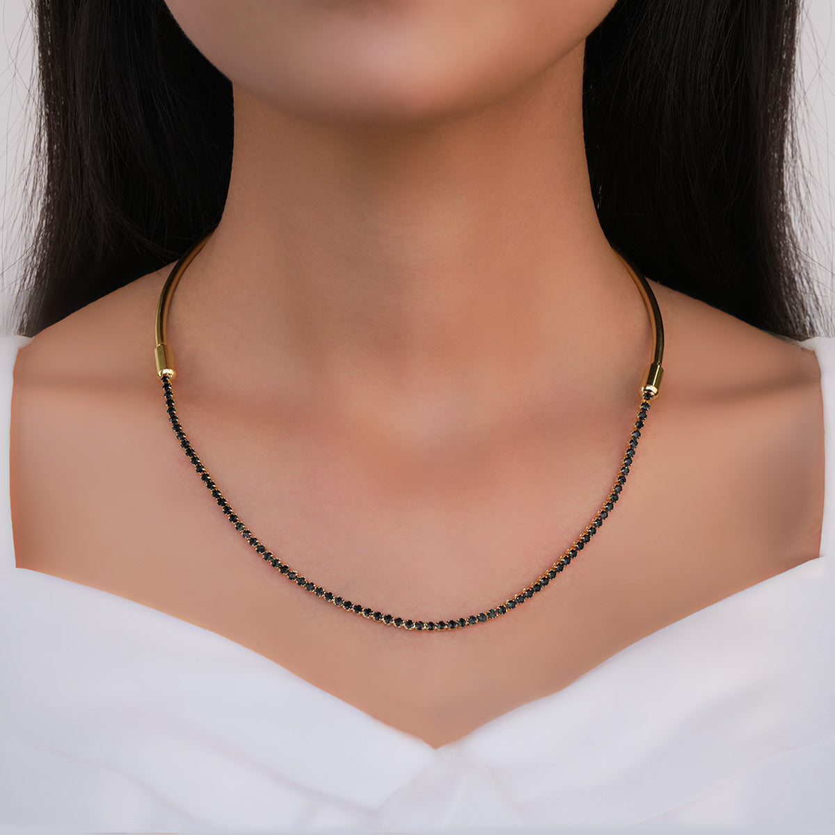 Sofia Crystal Choker Necklace For Women