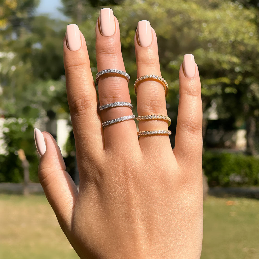 Solène Sparkle Band Ring