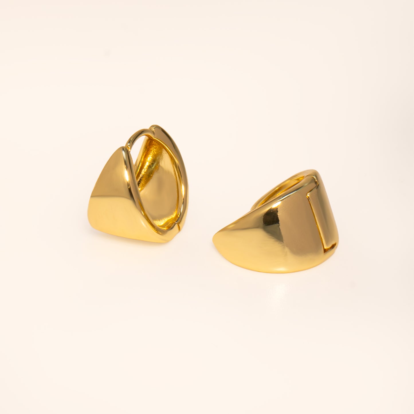 Emily Gold Stud Earrings (Set of 3)