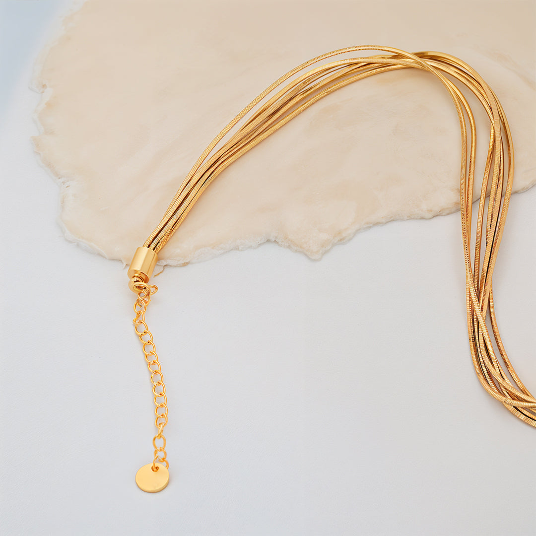 Starry Multi-Layer Tassel Chain Necklace