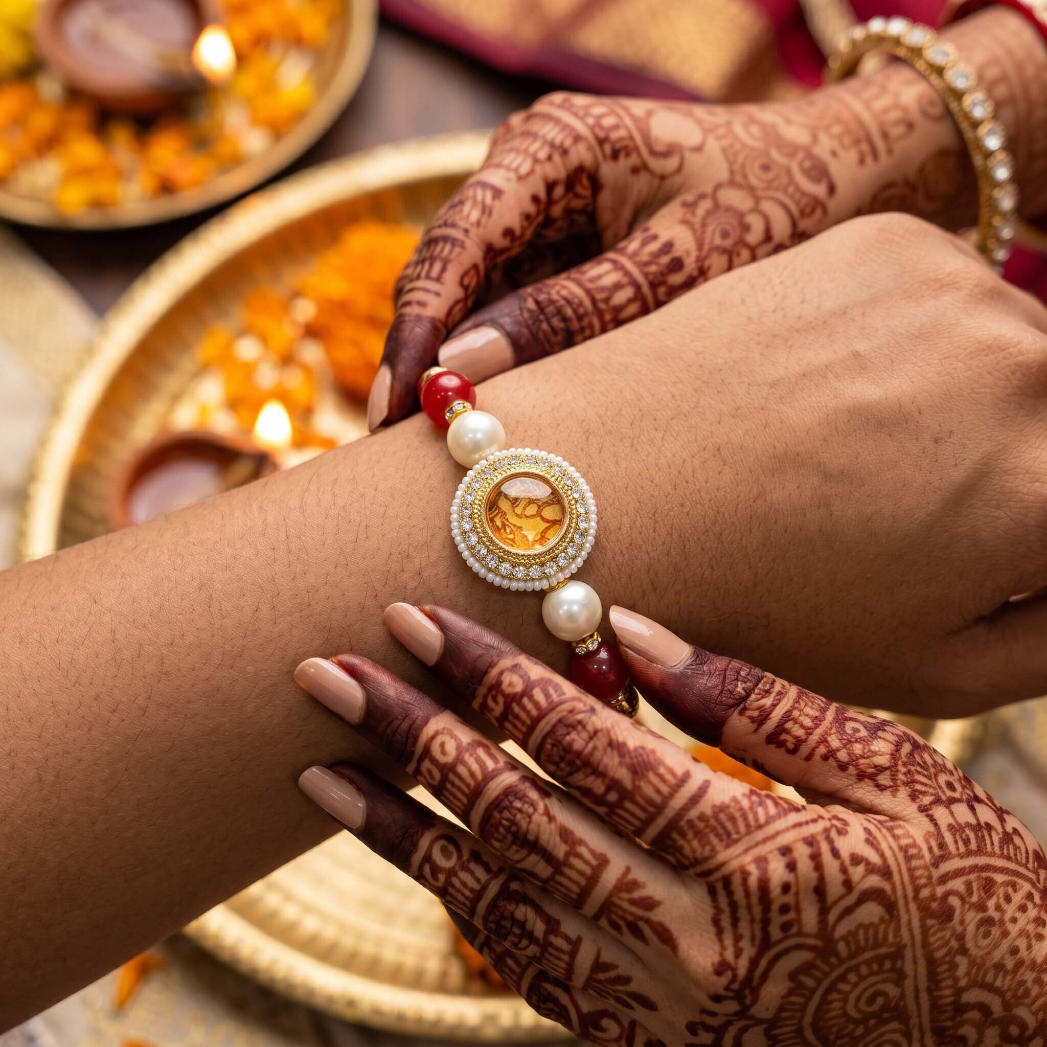 Ratnarekha Rakhi Bracelet Set