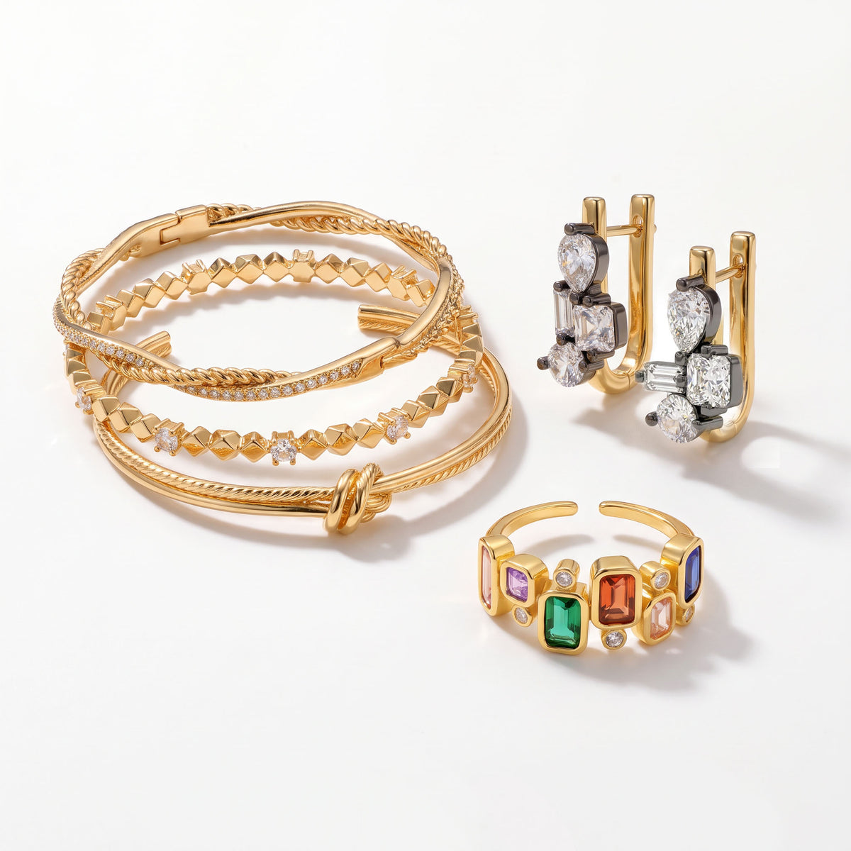 Vienna Crystal Statement Jewellery Set