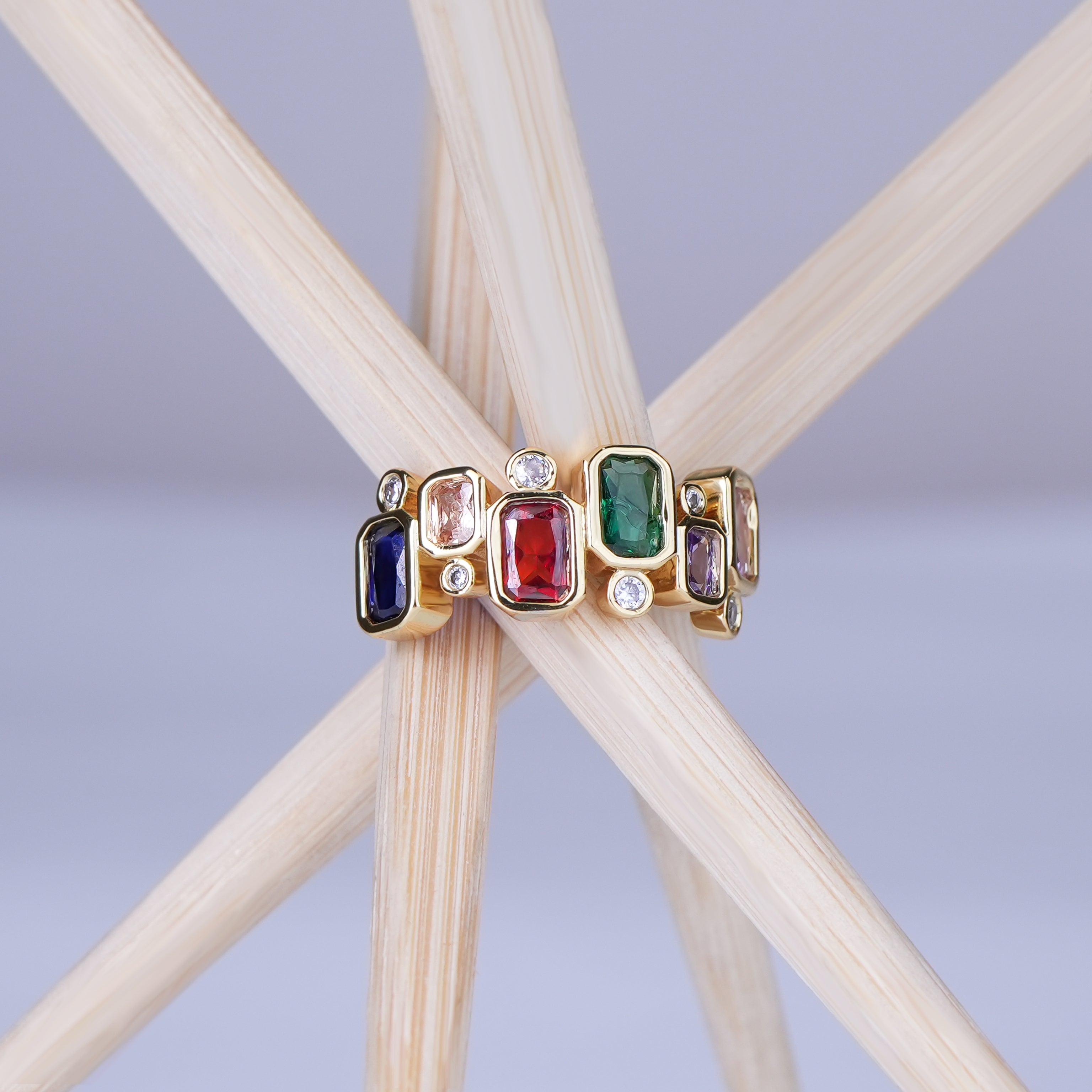 Thalia Prism Adjustable Ring