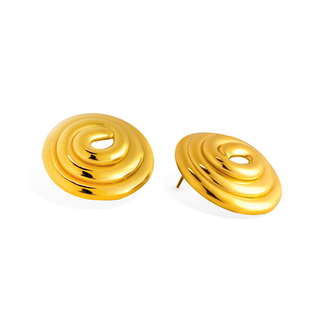 Tia’s Swirl Hoop Earrings