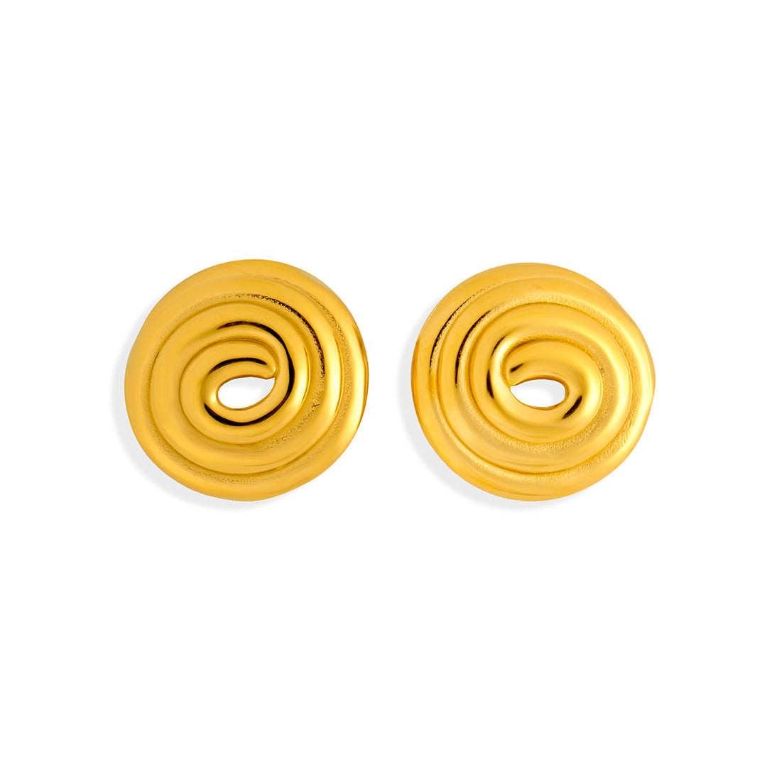 Tia’s Swirl Hoop Earrings