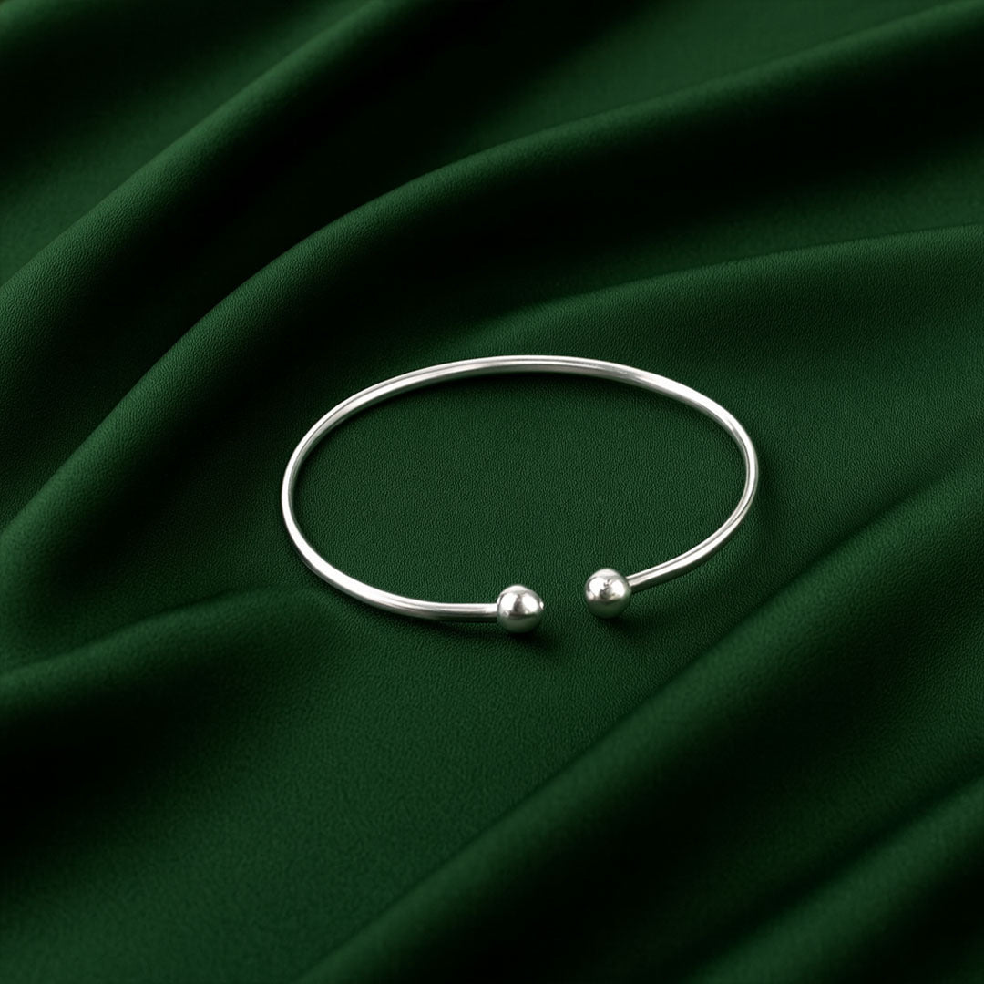 Orb Sleek Open-Ended Cuff Bracelet - Amalfa