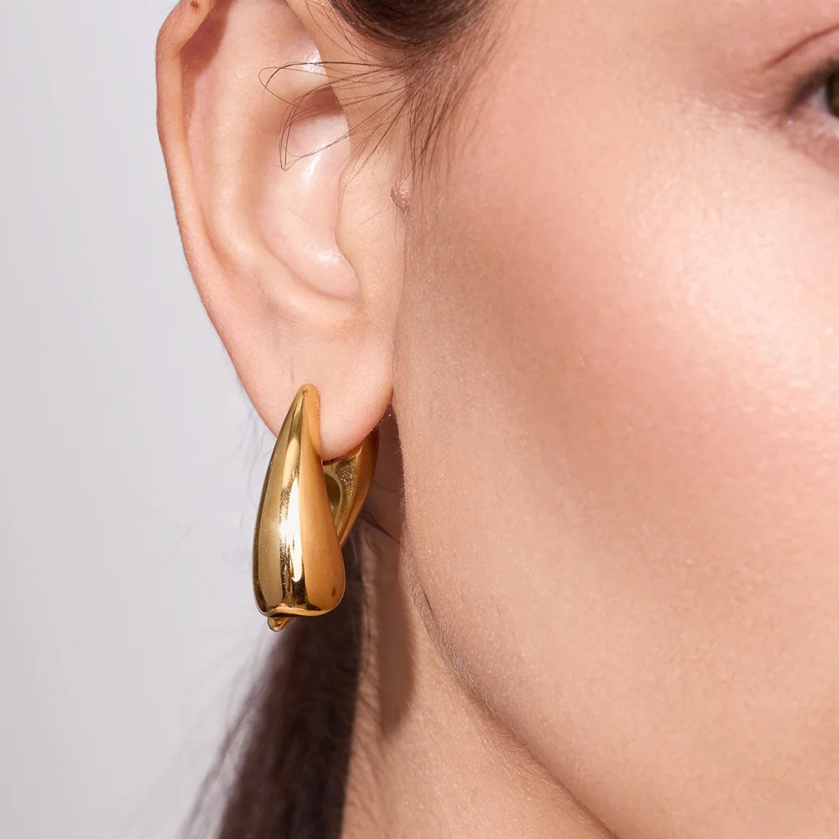 Molten Arc Drop Earrings (Two in One)