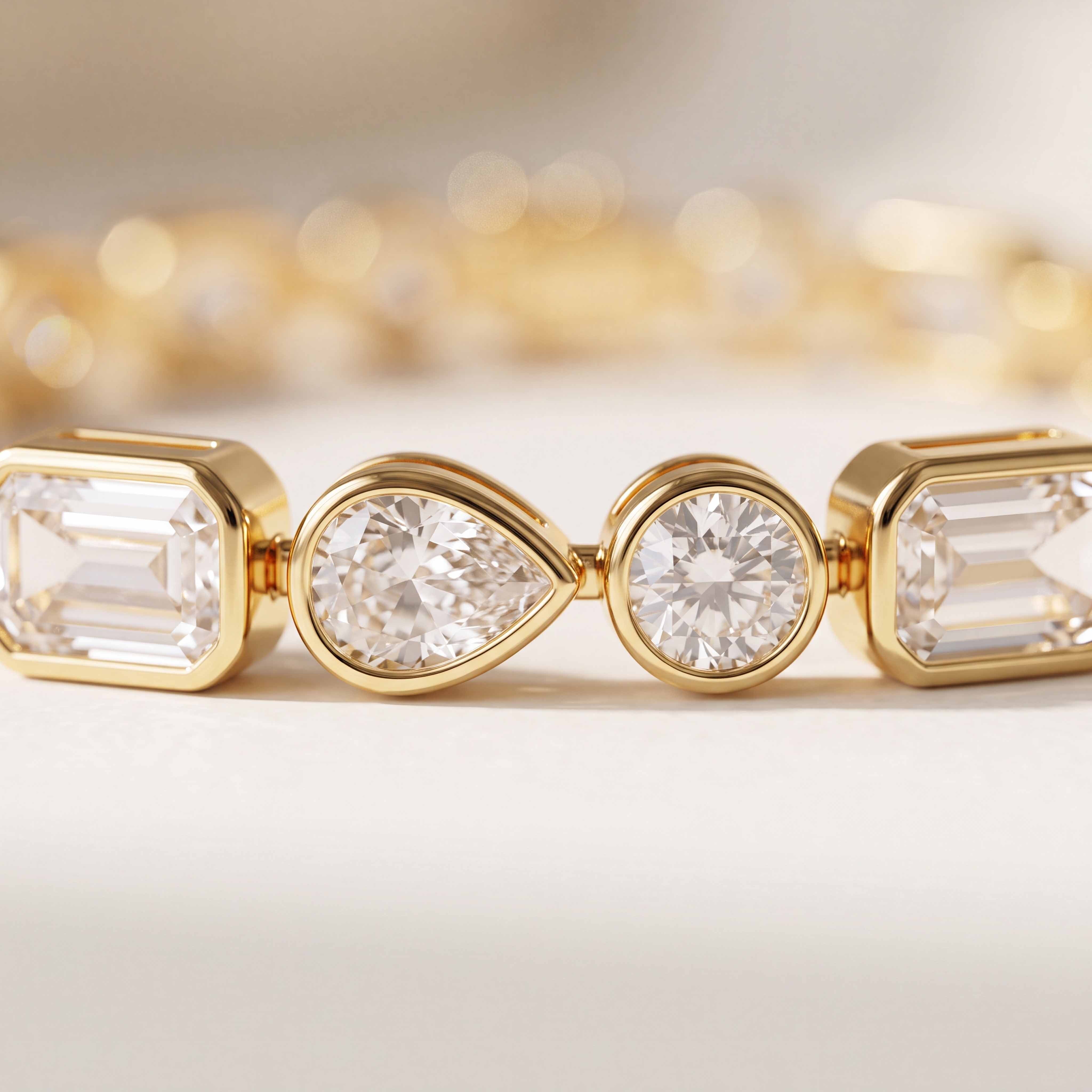 Vintage Stone Mosaic Bracelet