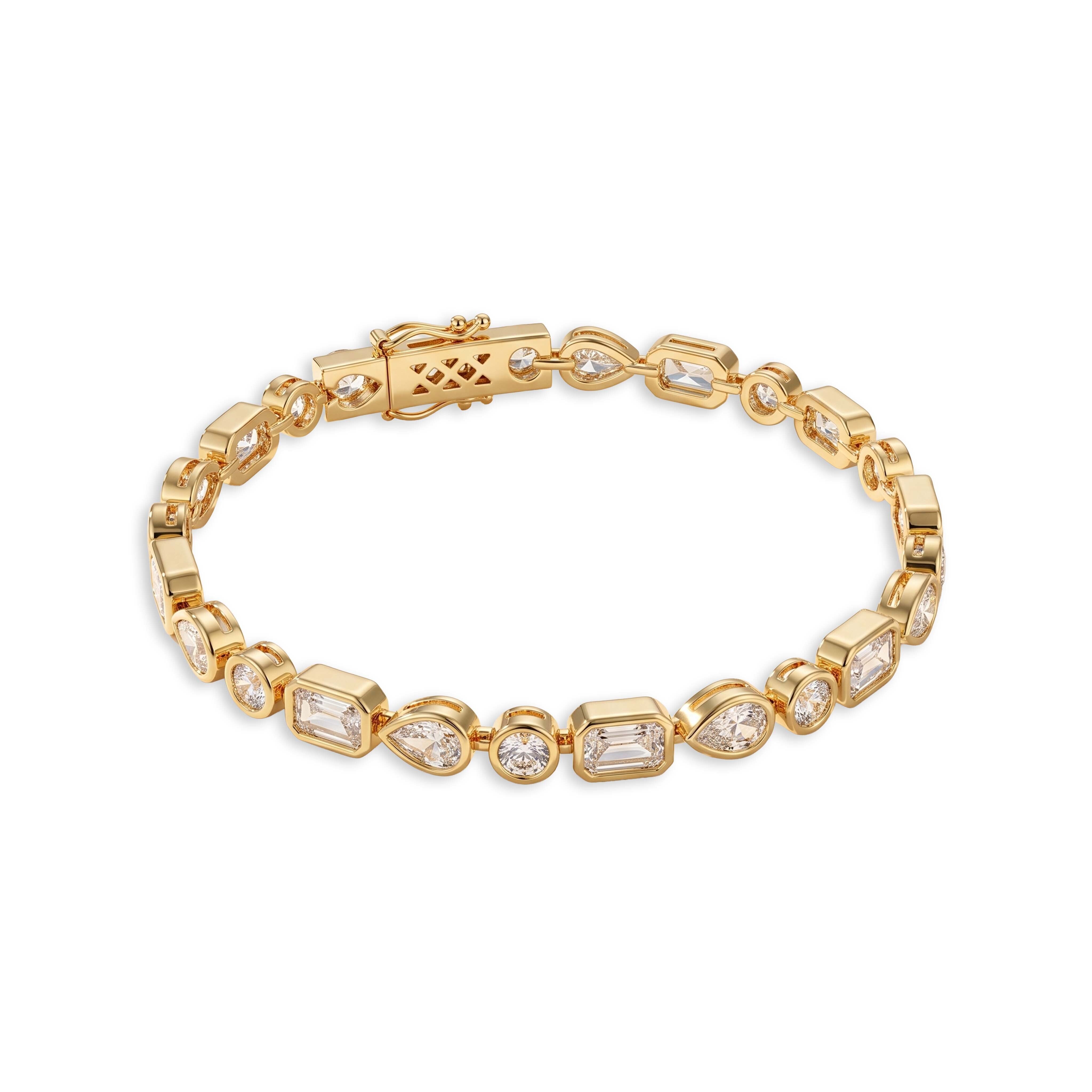 Vintage Stone Mosaic Bracelet