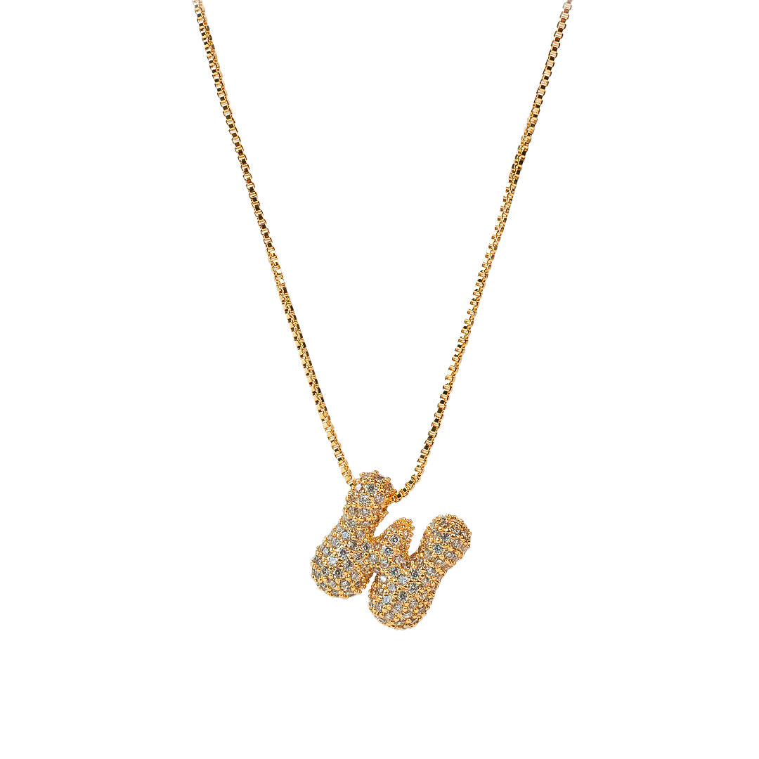 Yumi Sparkling Initial Necklace