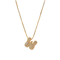 Thumbnail for Yumi Sparkling Initial Necklace