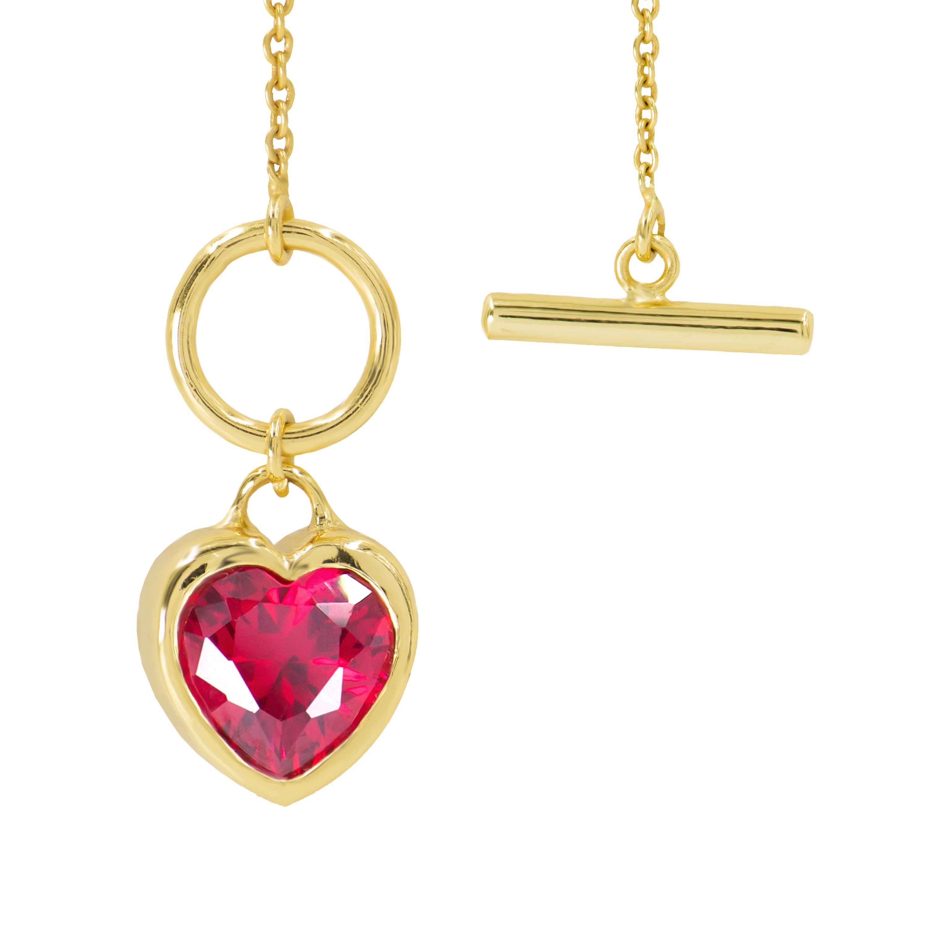 Lev Heart-Shaped Valentine Necklace - Amalfa