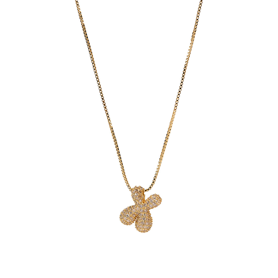 Yumi Sparkling Initial Necklace